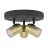 Eglo Ceiling Light Consuma 1 Steel Black Gold | IP44 - Suitable for 3x GU10 
